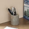Vintiquewise Rustic Wooden Round Handcrafted Holder Organizer for Flatware Utensil and Supplies, PK 3 QI004046.3 - alternate 2